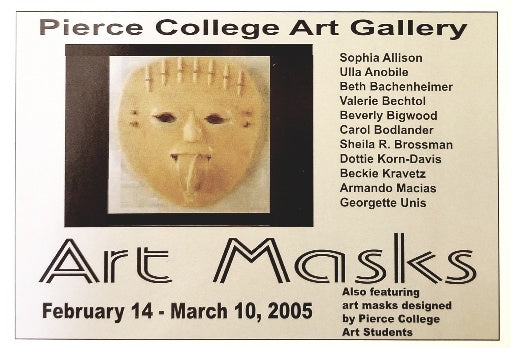 Art Masks, for Pierce College