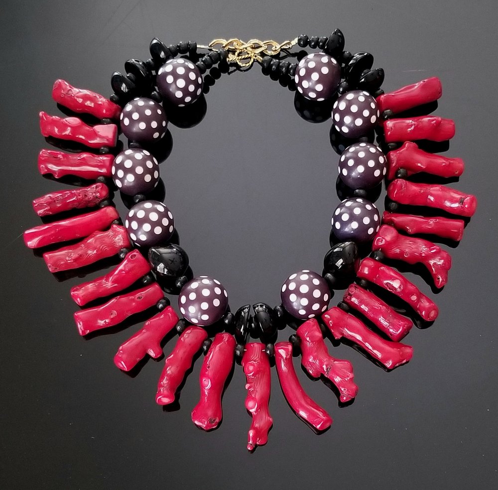 Coral Bead Necklace
