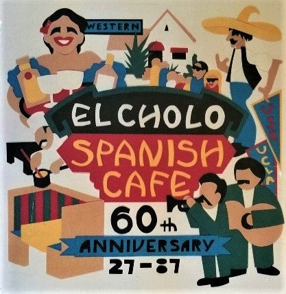 T-Shirt Design for El Cholo Cafe 60th Anniversary
